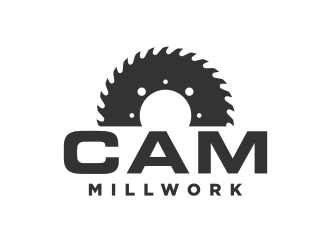 CAM Millwork logo design by GemahRipah