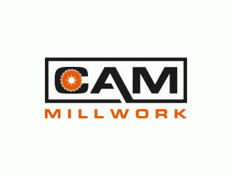 CAM Millwork logo design by SelaArt