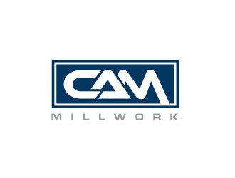 CAM Millwork logo design by evdesign