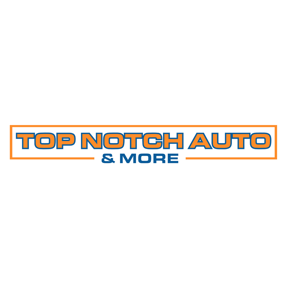 “Top Notch Auto & More” I don’t want the tires in it anymore. Looking for a new Modern look that is clean and eye catching and will be used in mailers, business cards, website and T-shirts. logo design by gilkkj