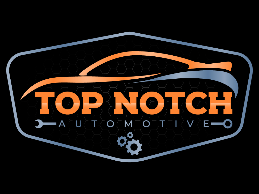 “Top Notch Auto & More” I don’t want the tires in it anymore. Looking for a new Modern look that is clean and eye catching and will be used in mailers, business cards, website and T-shirts. logo design by Gelotine