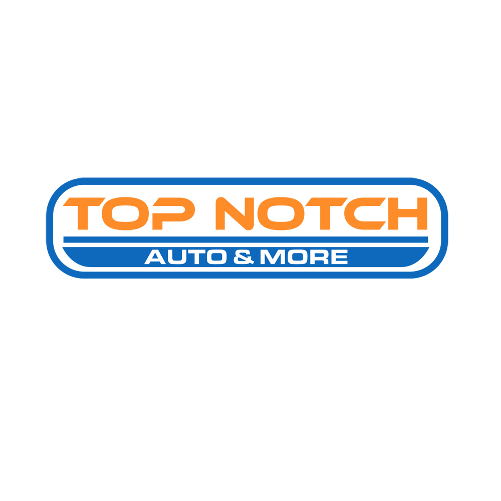 “Top Notch Auto & More” I don’t want the tires in it anymore. Looking for a new Modern look that is clean and eye catching and will be used in mailers, business cards, website and T-shirts. logo design by gilkkj