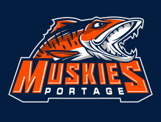 Portage Muskies logo design by jm77788