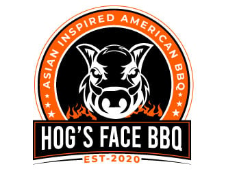 Hogs Face BBQ logo design by Suvendu