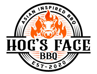 Hogs Face BBQ logo design by Suvendu