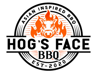 Hogs Face BBQ logo design by Suvendu