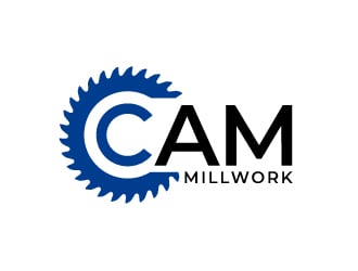 CAM Millwork logo design by nexgen