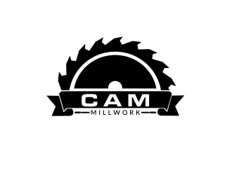 CAM Millwork logo design by rdbentar