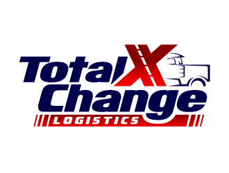 Total X Change Logistics  logo design by PRN123