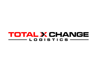 Total X Change Logistics  logo design by GassPoll