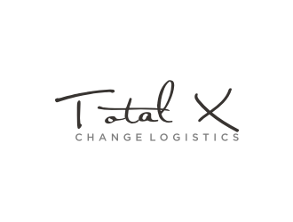 Total X Change Logistics  logo design by bricton