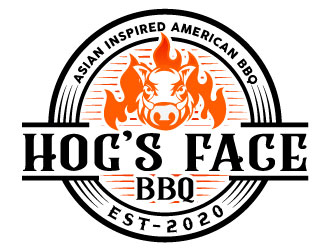 Hogs Face BBQ logo design by Suvendu