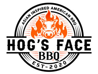 Hogs Face BBQ logo design by Suvendu