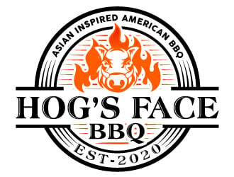 Hogs Face BBQ logo design by Suvendu