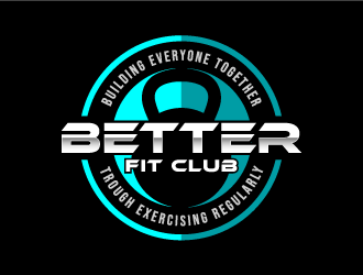 BETTER Fit Club (Building Everyone Together Through Exercising Regularly) logo design by denfransko