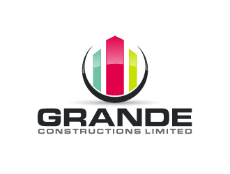 Grande constructions limited  logo design by AamirKhan