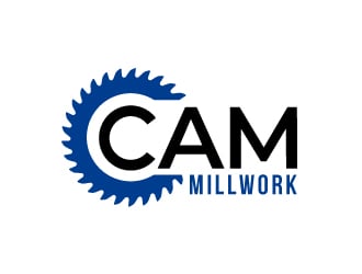 CAM Millwork logo design by nexgen