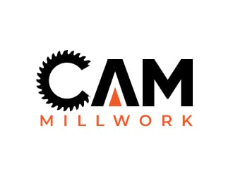 CAM Millwork logo design by nexgen