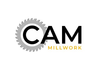 CAM Millwork logo design by nexgen