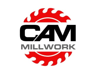 CAM Millwork logo design by sarungan