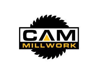 CAM Millwork logo design by invento