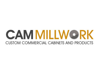 CAM Millwork logo design by invento