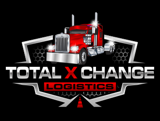 Total X Change Logistics  logo design by hidro