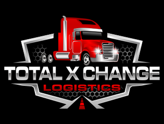 Total X Change Logistics  logo design by hidro