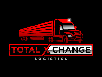 Total X Change Logistics  logo design by BrainStorming