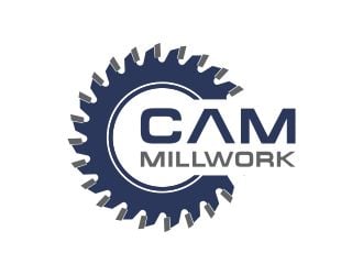 CAM Millwork logo design by Kanya