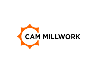 CAM Millwork logo design by Galfine