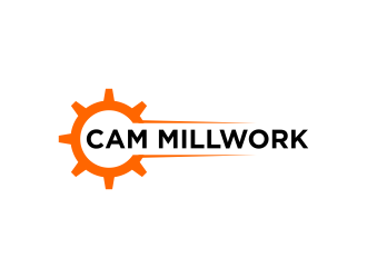 CAM Millwork logo design by Galfine