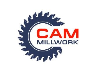 CAM Millwork logo design by Kanya