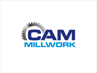 CAM Millwork logo design by catalin