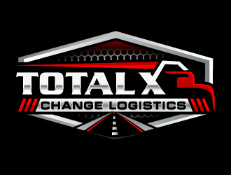 Total X Change Logistics  logo design by LucidSketch