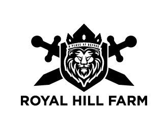 Royal Hill Farm  logo design by Moon