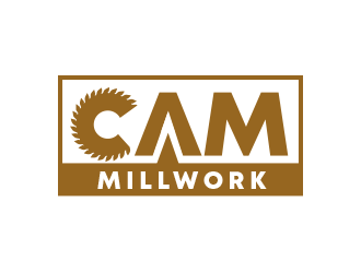 CAM Millwork logo design by BeDesign