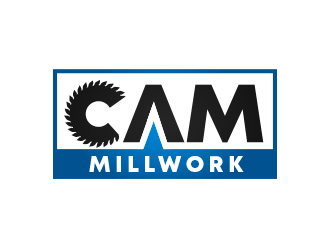 CAM Millwork logo design by BeDesign