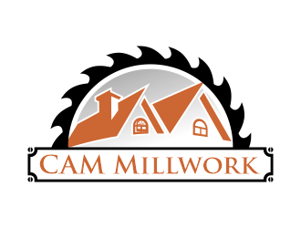 CAM Millwork logo design by Gwerth