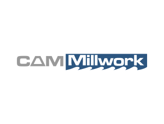 CAM Millwork logo design by Gwerth