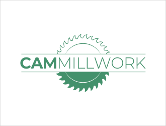 CAM Millwork logo design by catalin