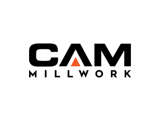 CAM Millwork logo design by denfransko