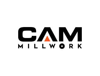 CAM Millwork logo design by denfransko