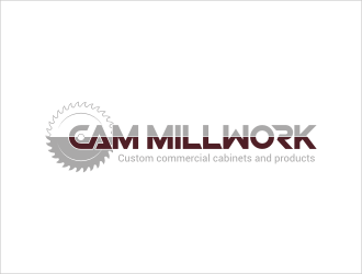 CAM Millwork logo design by catalin