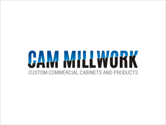 CAM Millwork logo design by catalin