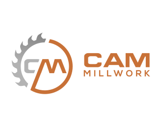 CAM Millwork logo design by Rossee