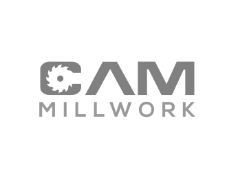 CAM Millwork logo design by Rossee