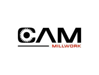 CAM Millwork logo design by Kanya