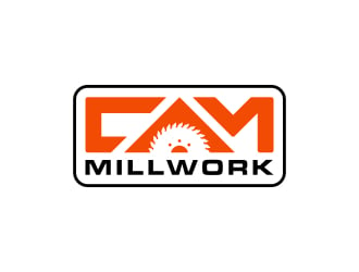 CAM Millwork logo design by Mbezz