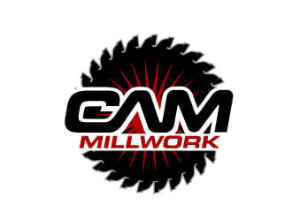 CAM Millwork logo design by aRBy